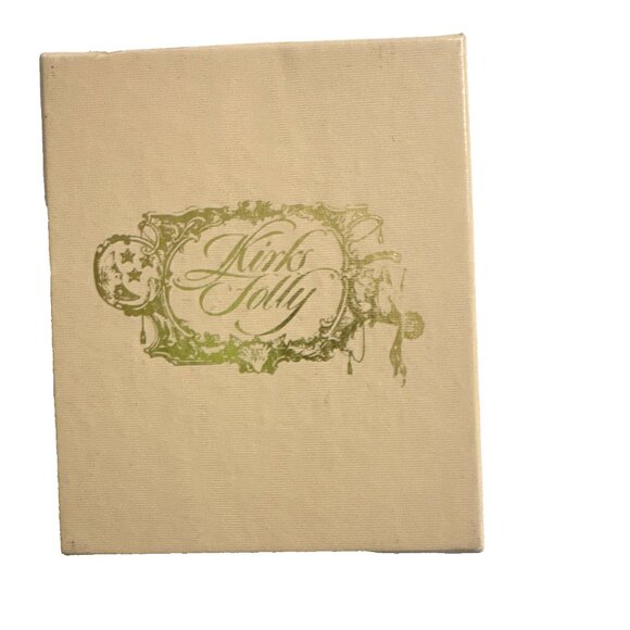 KIRKS FOLLY Gold Tone Enamel Fairy Angel Brooch with Dangle Charm - Picture 8 of 9